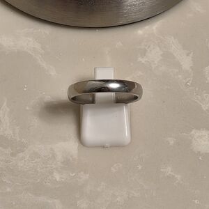 Classic Smooth Silver Band Ring